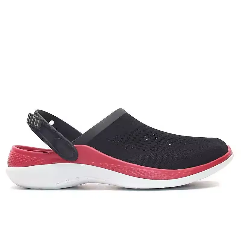 Crocs Summer New  Generation Printed Clogs for Couples Lightweight Non-Slip Beach Shoes Men's